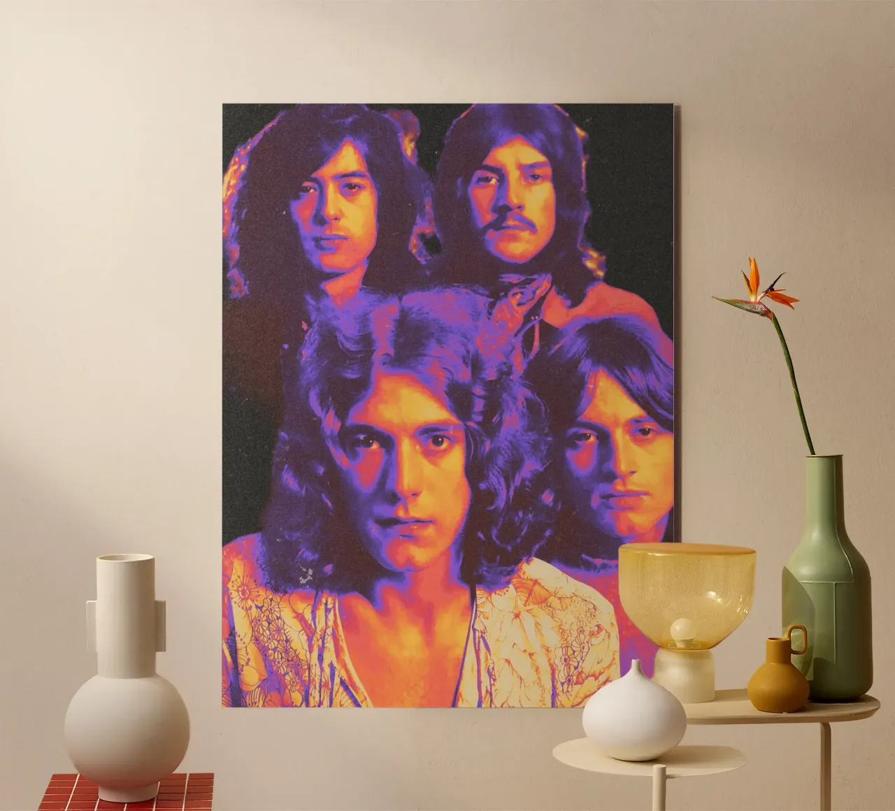 Led Zeppelin alluminio dibond da Limitless Prints
