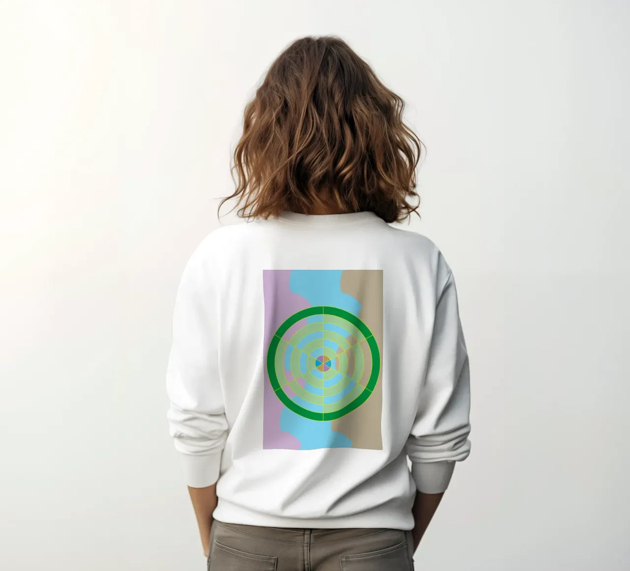 cerchio bullseye felpa da boeboe