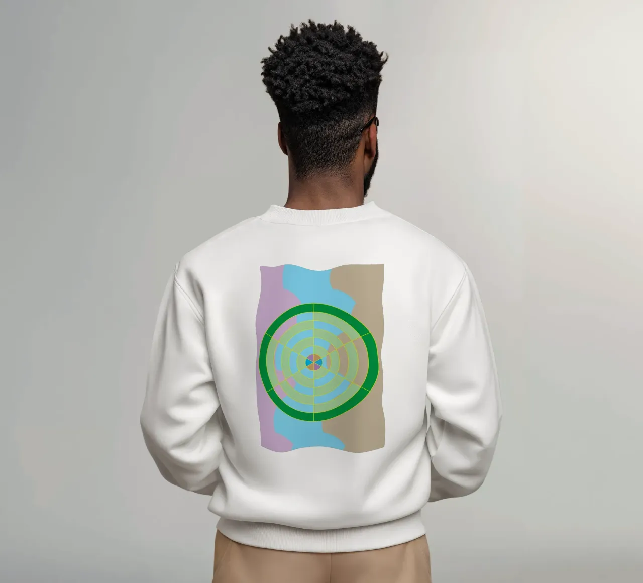 cerchio bullseye felpa da boeboe