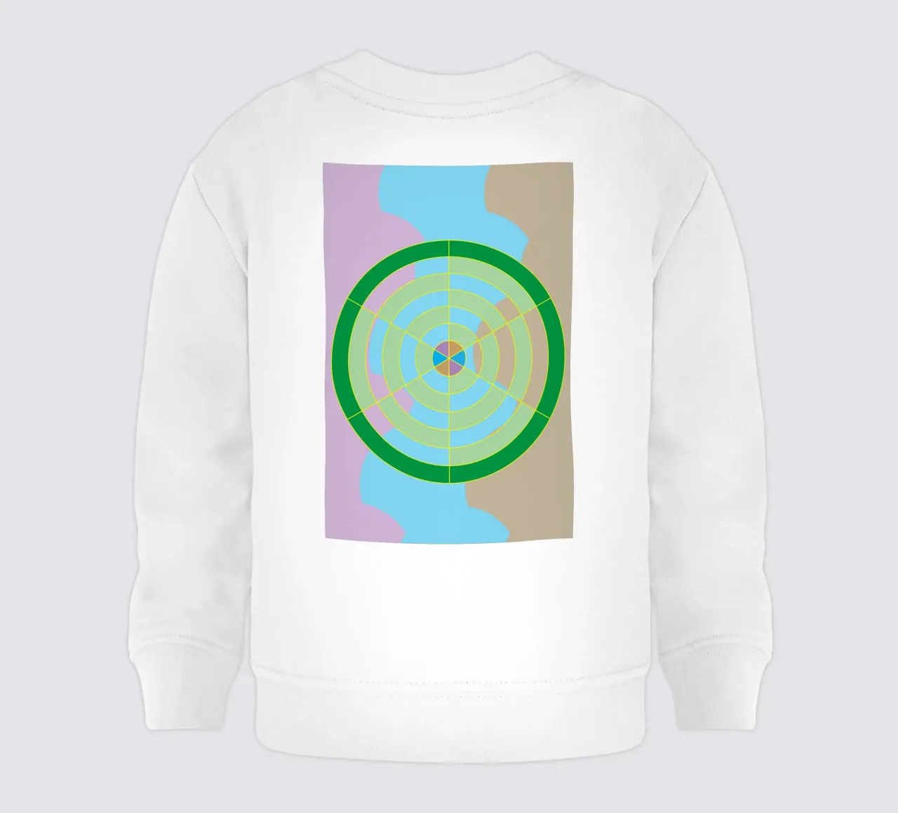 cerchio bullseye felpa neonato da boeboe