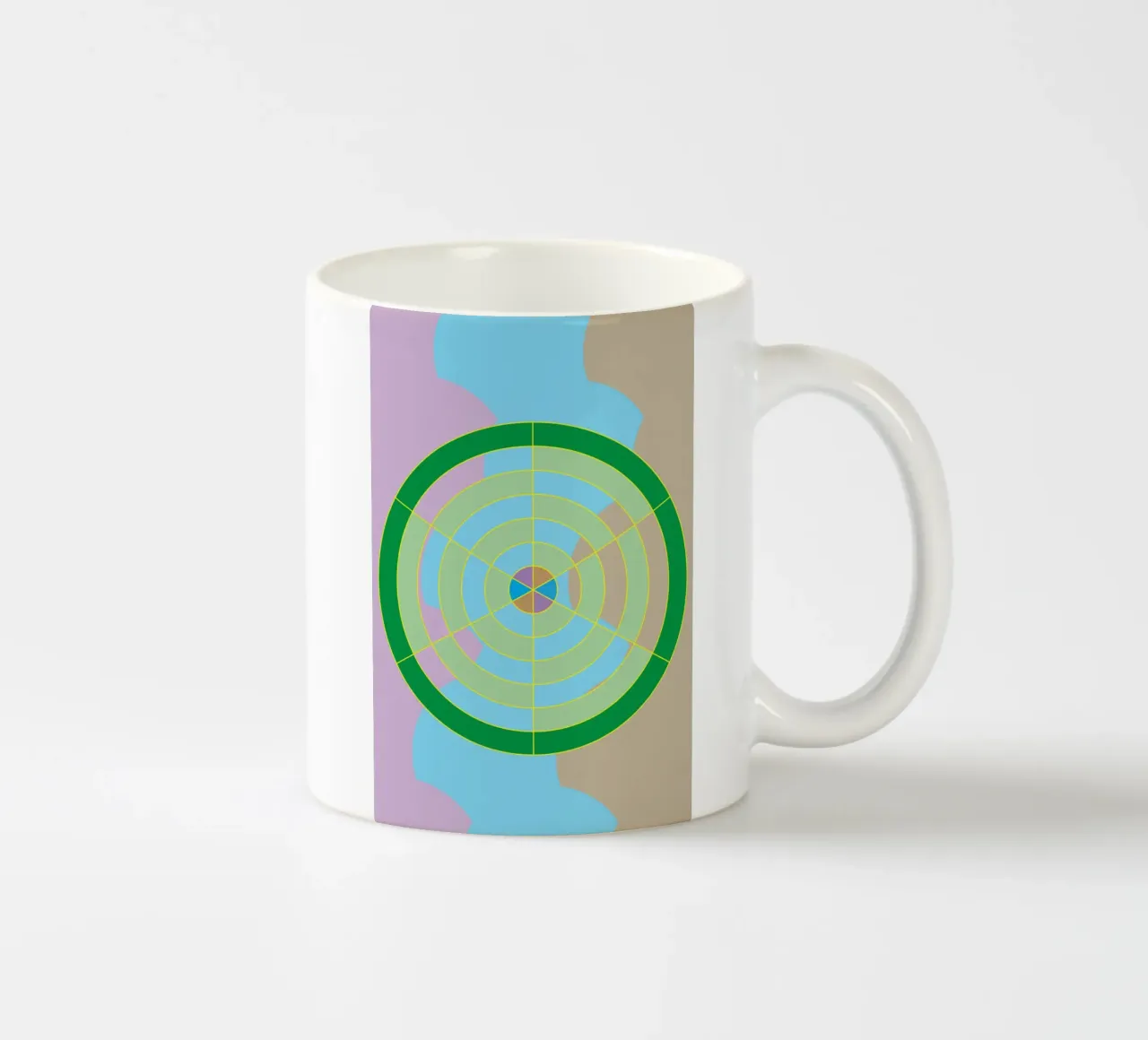 cerchio bullseye tazza in ceramica da boeboe