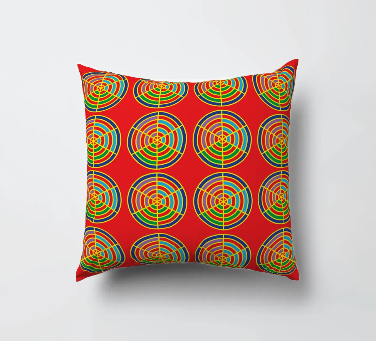 cerchio a spirale bullseye cuscino da boeboe