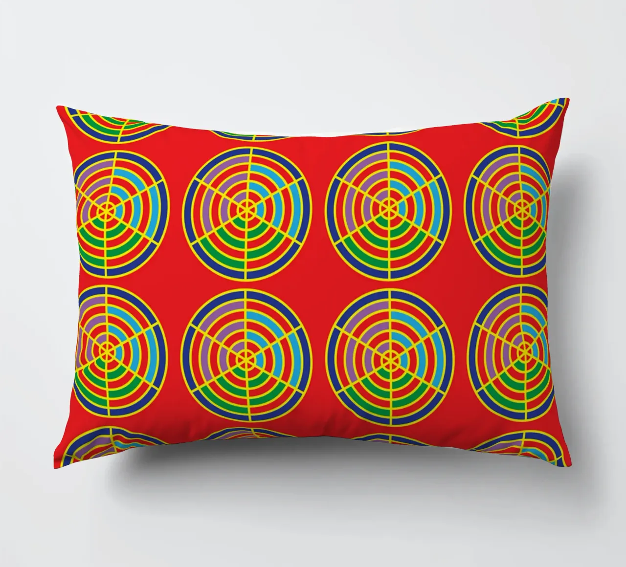 cerchio a spirale bullseye cuscino da boeboe
