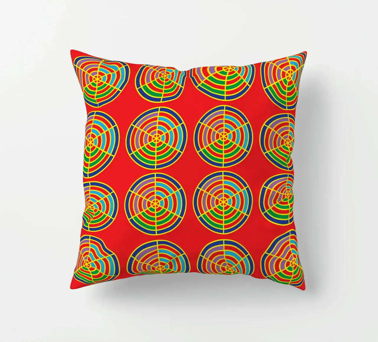 cerchio a spirale bullseye cuscino da boeboe