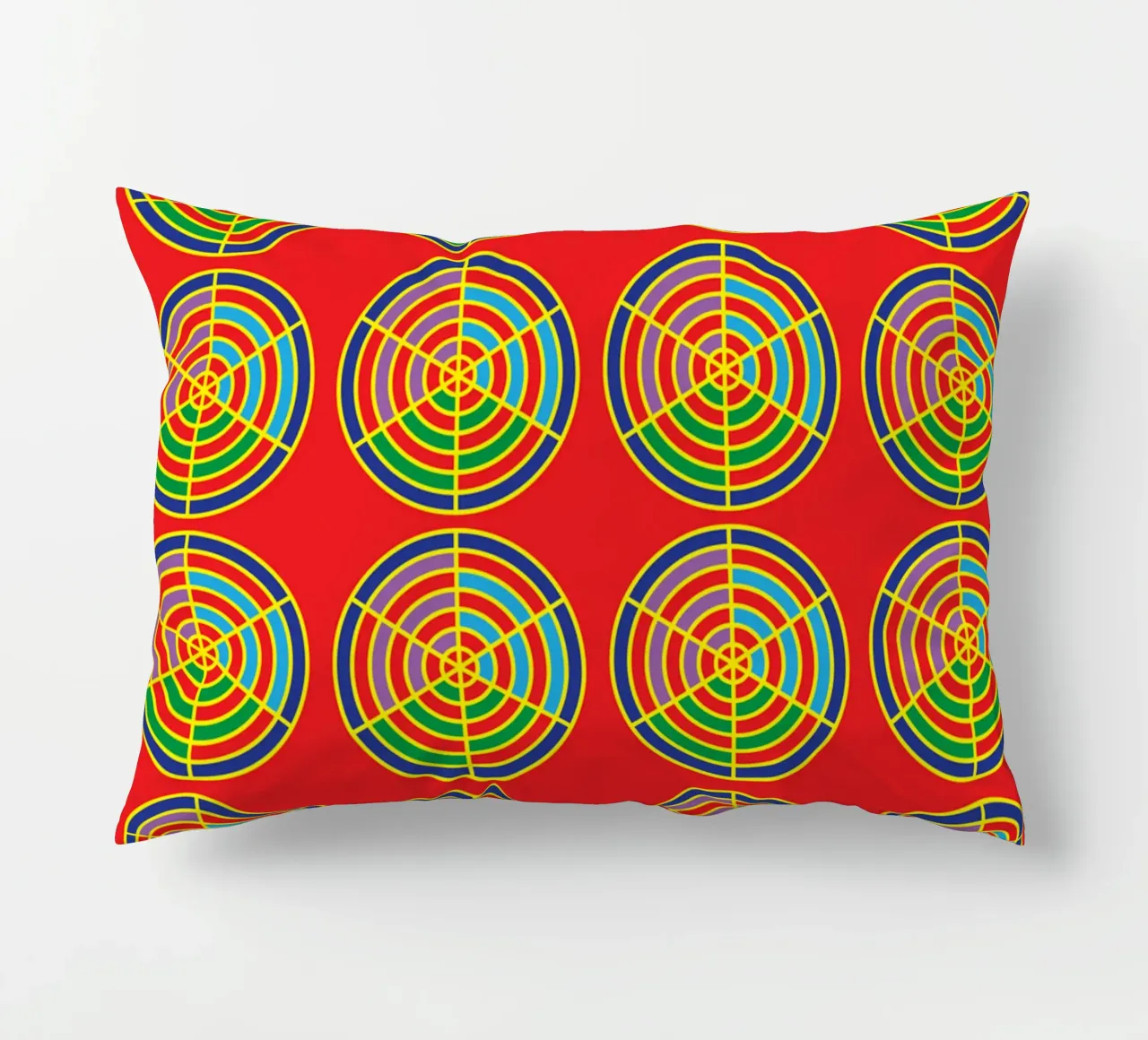 cerchio a spirale bullseye cuscino da boeboe