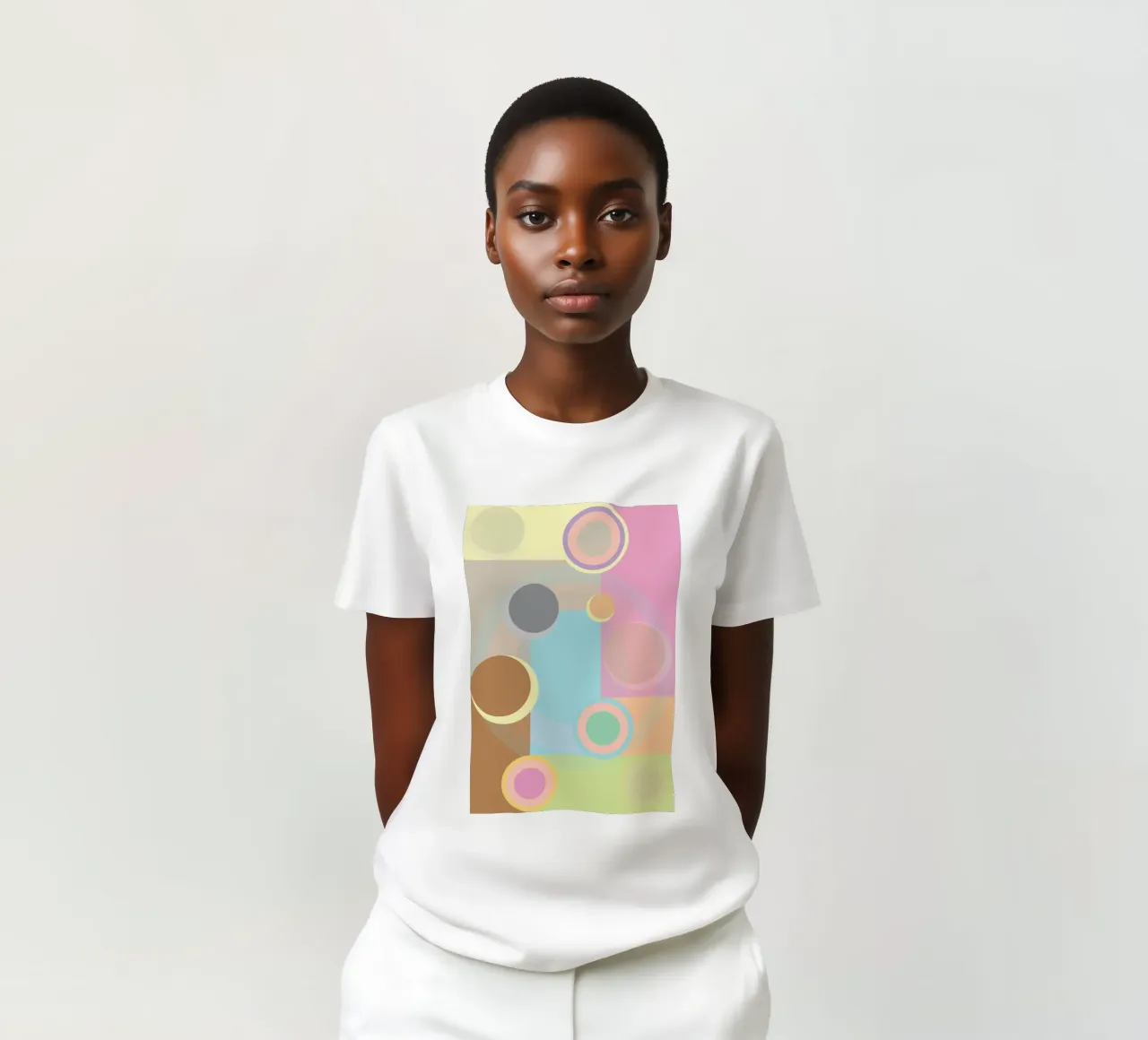 cerchio rotazione calma t-shirt da boeboe