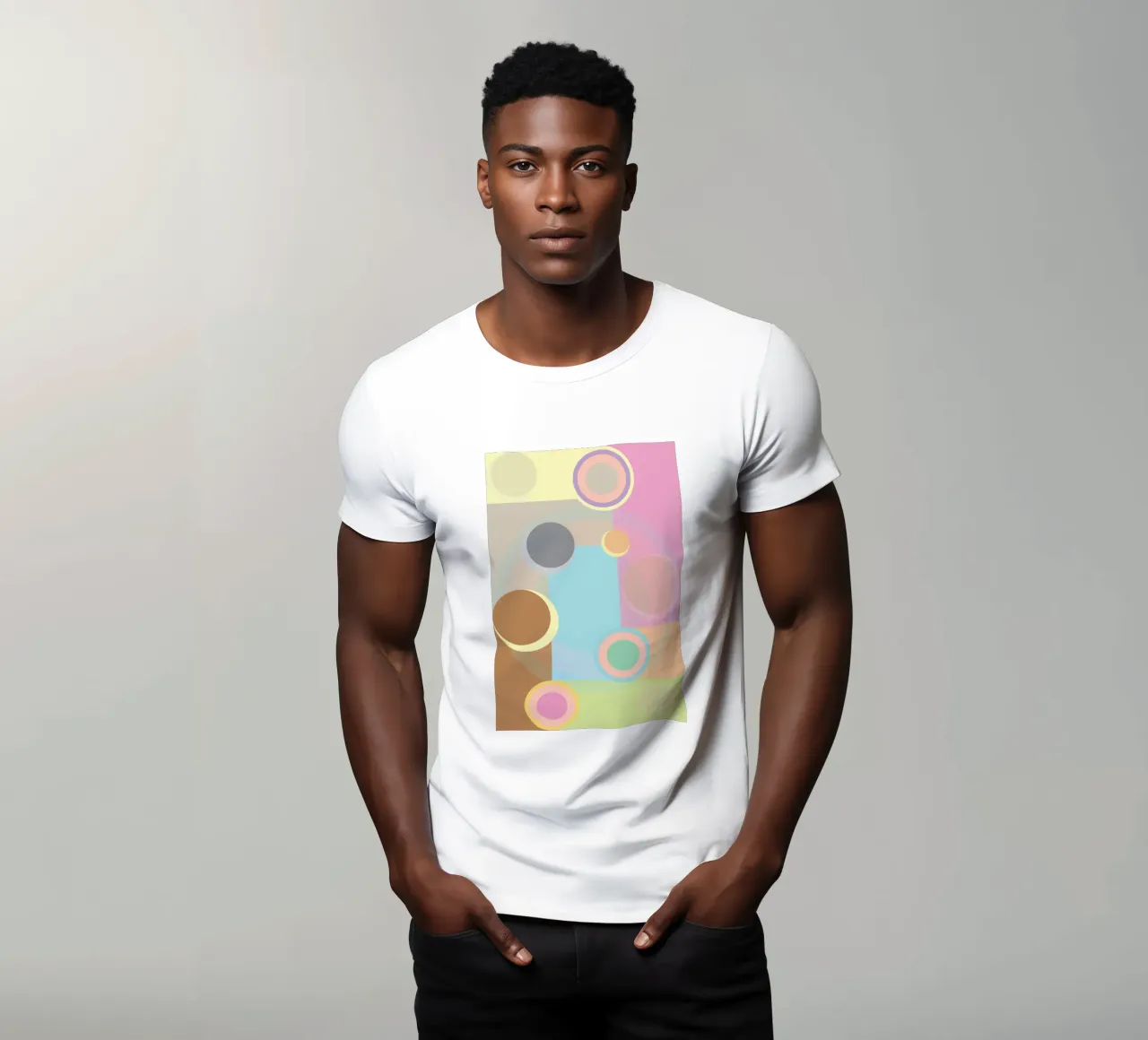 cerchio rotazione calma t-shirt da boeboe