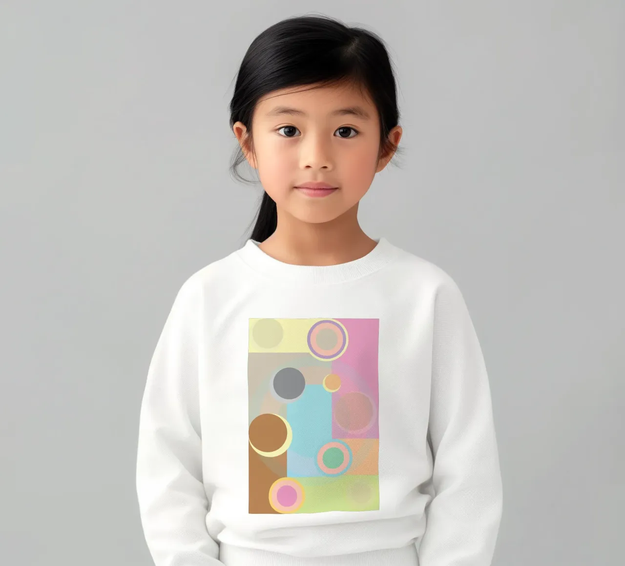 círculo rotación tranquila sudadera para niño de boeboe