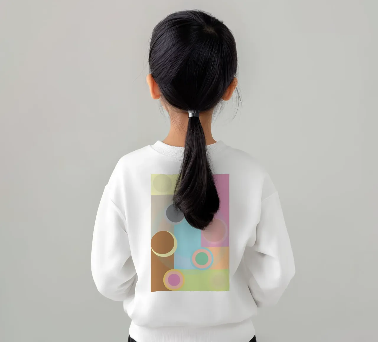 círculo rotación tranquila sudadera para niño de boeboe