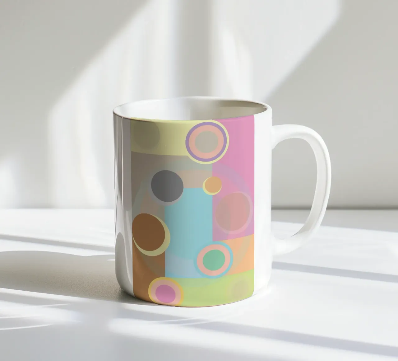 cerchio rotazione calma tazza in ceramica da boeboe