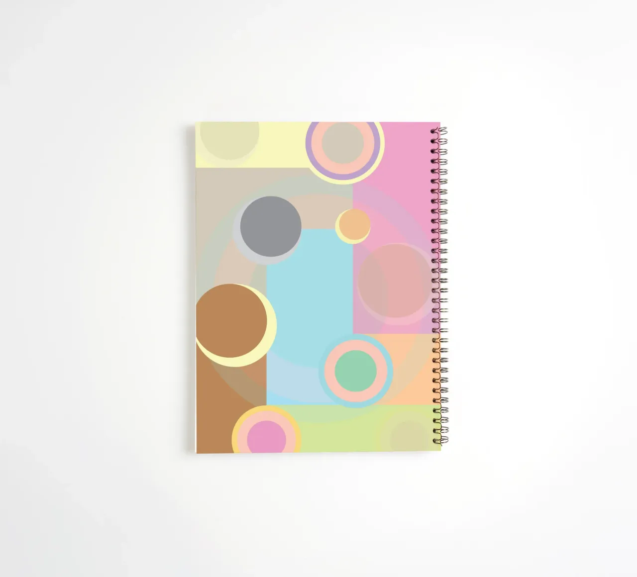 circle calm rotation spiral notebook by boeboe