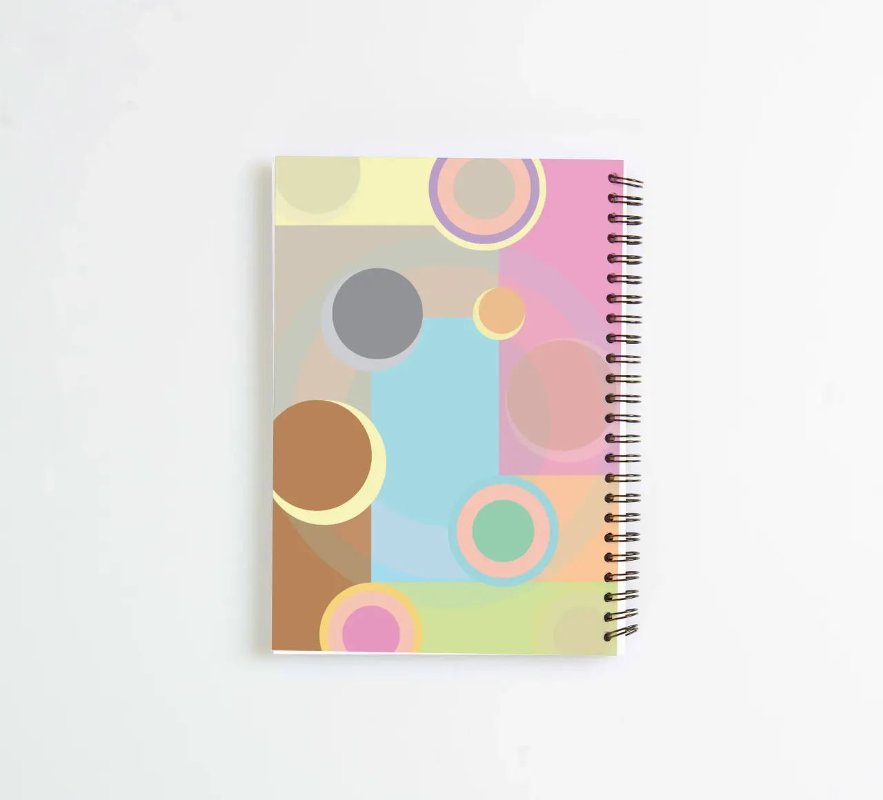 circle calm rotation spiral notebook by boeboe