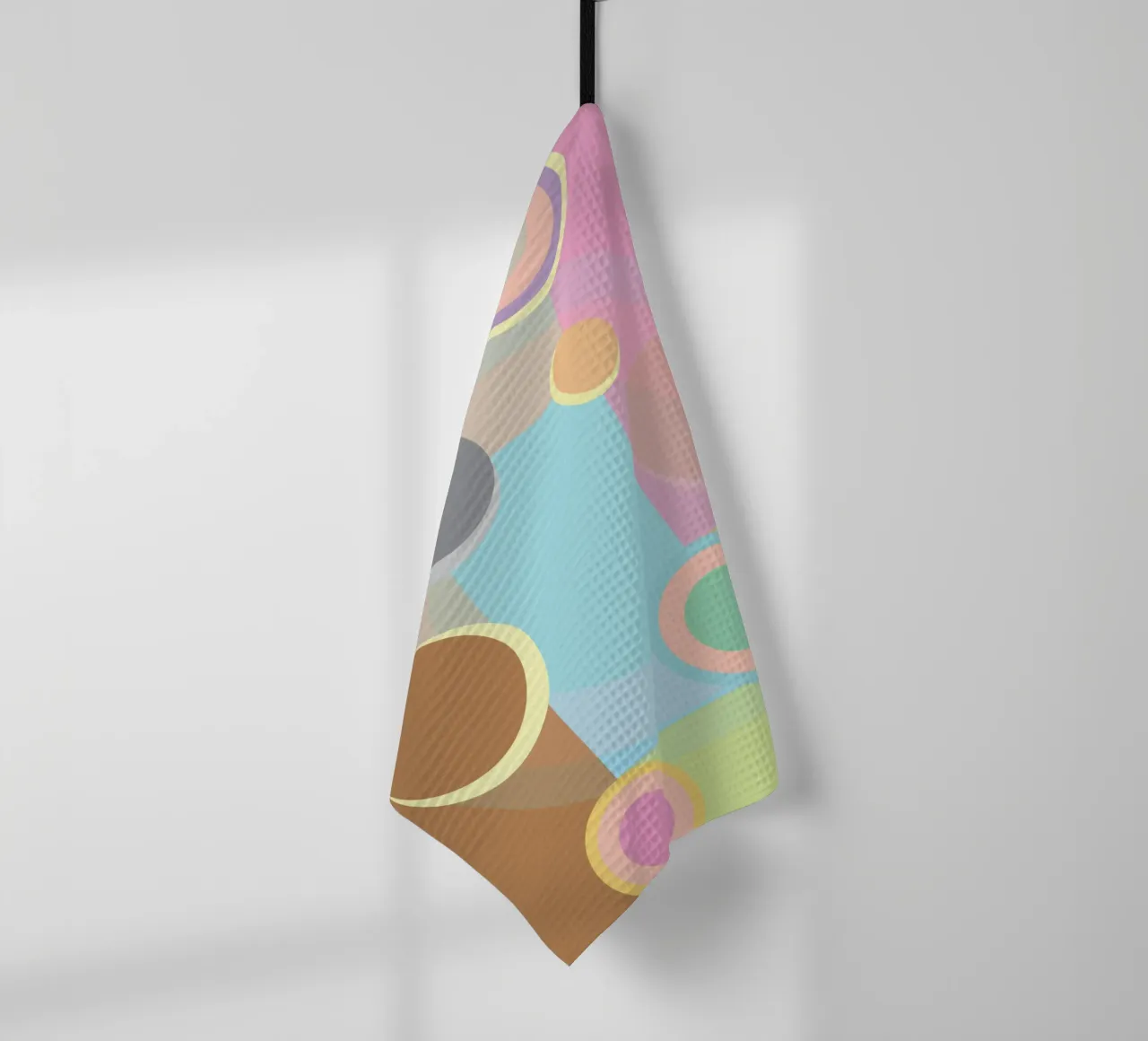 circle calm rotation tea towel by boeboe
