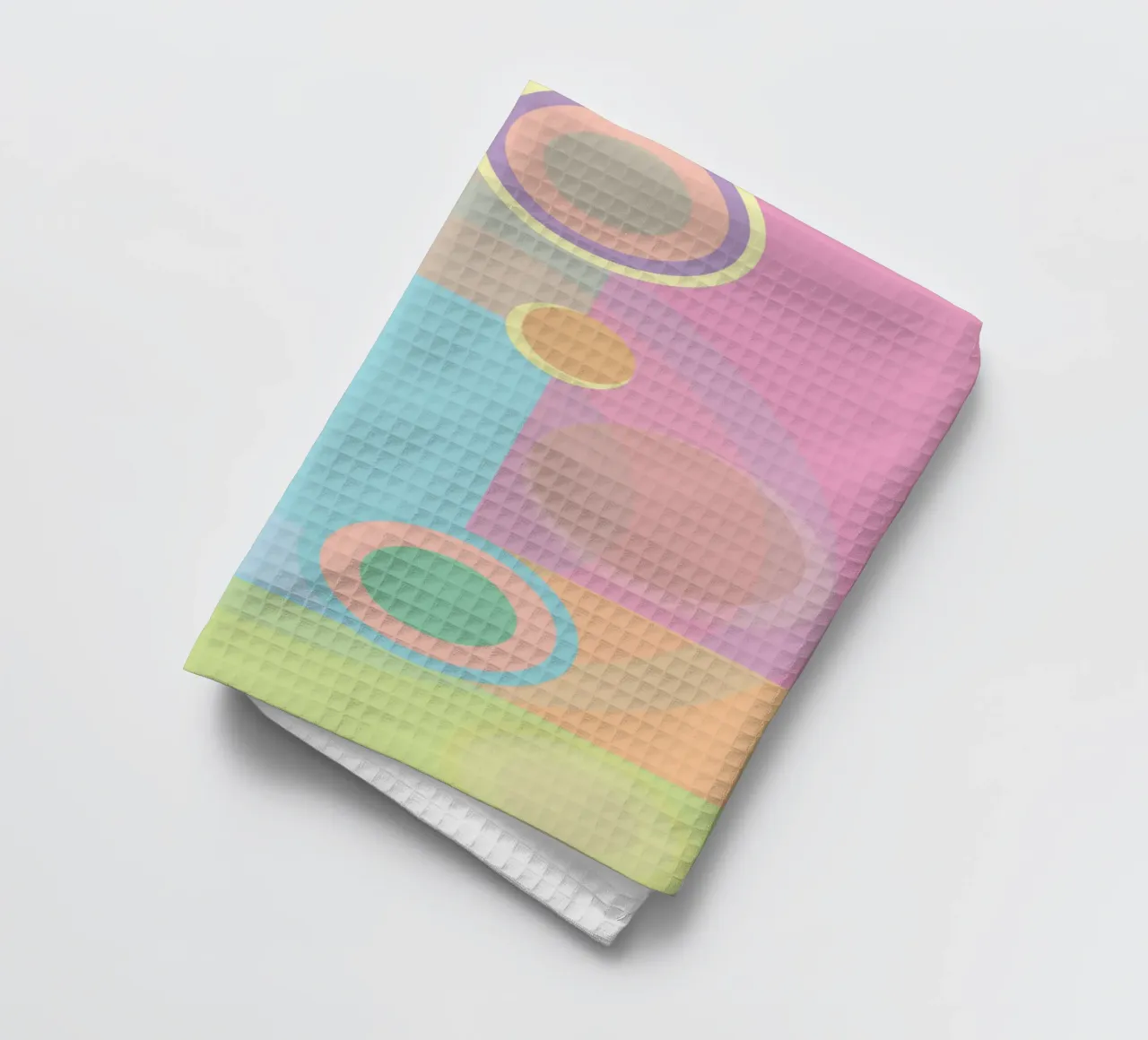 circle calm rotation tea towel by boeboe