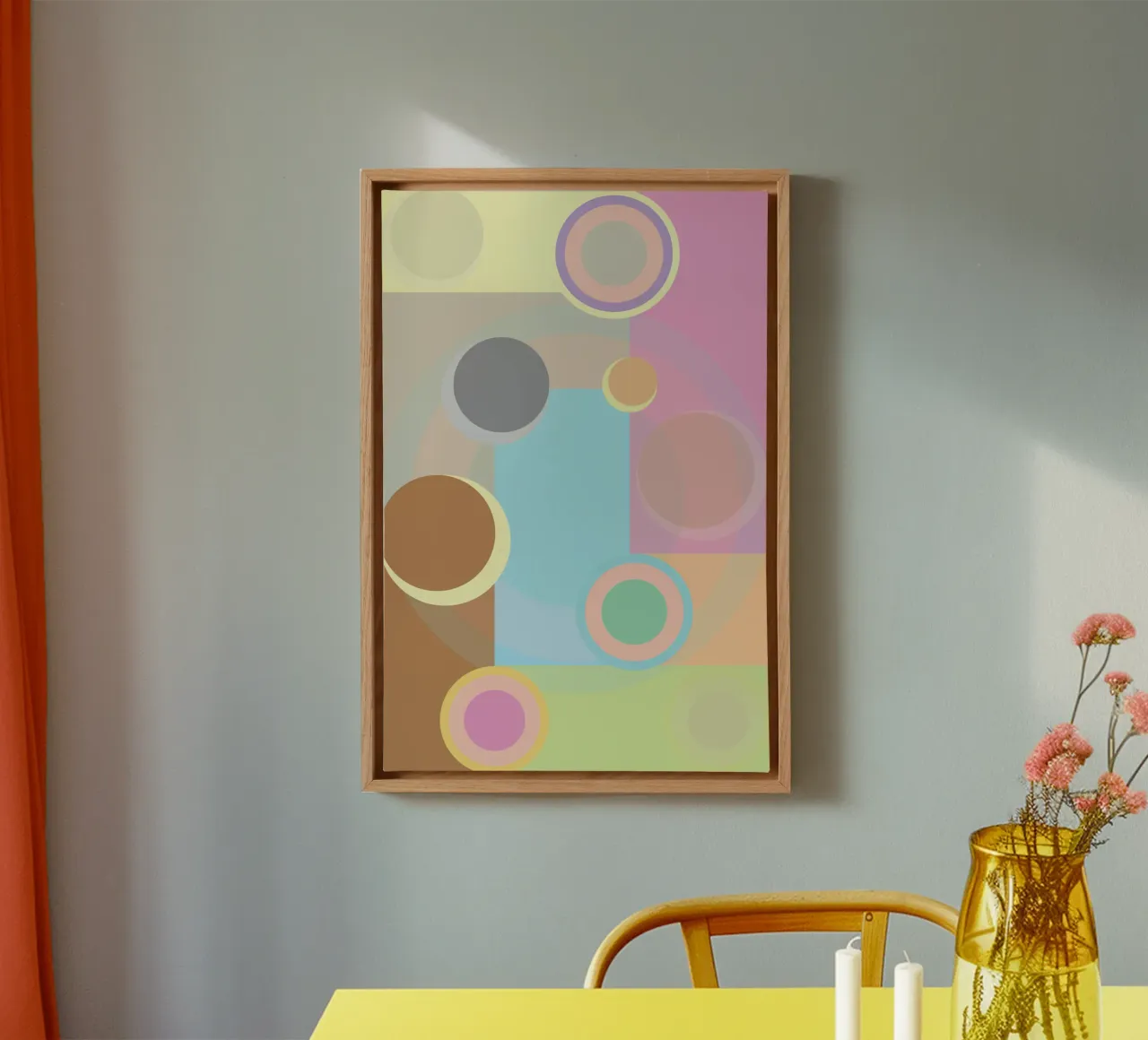 circle calm rotation canvas by boeboe