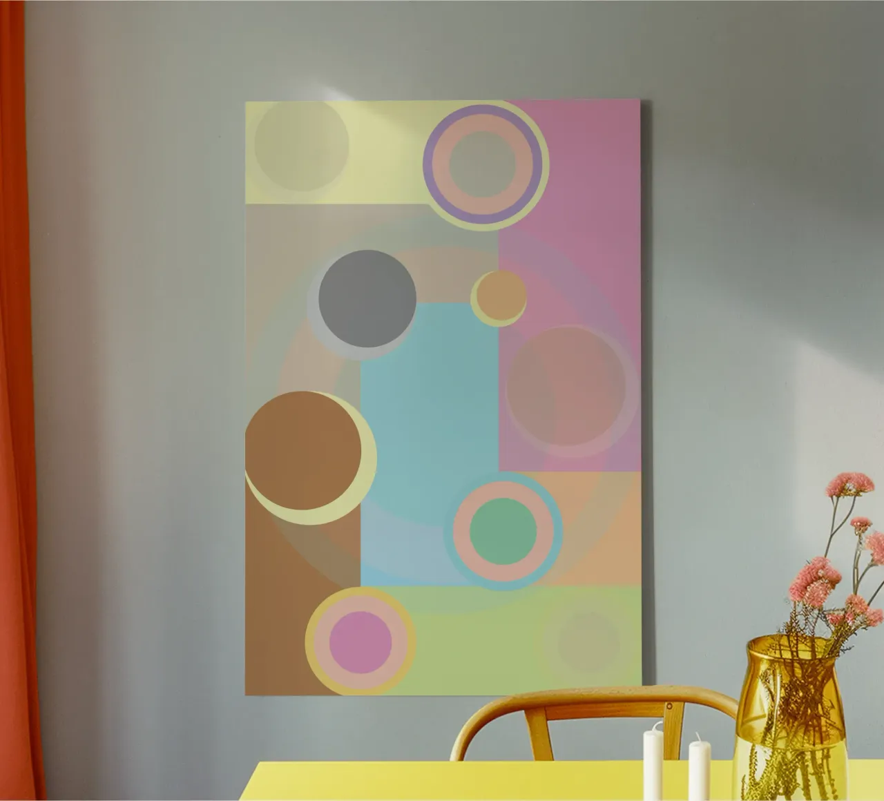 circle calm rotation canvas by boeboe