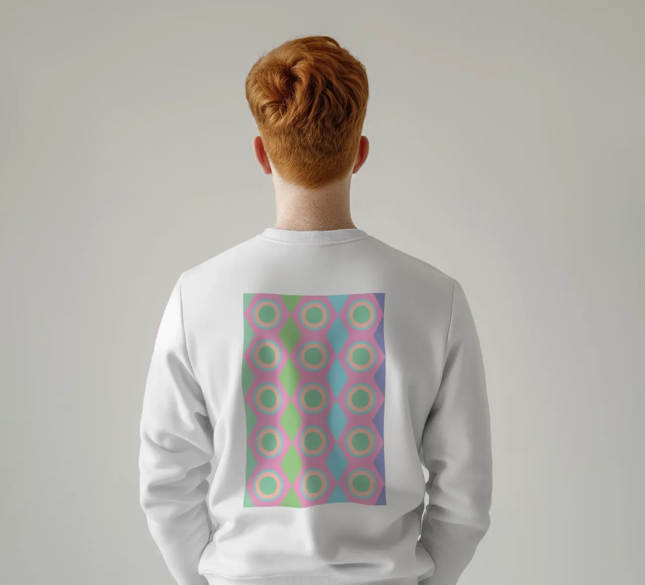 circle diamond webbing sweatshirt by boeboe