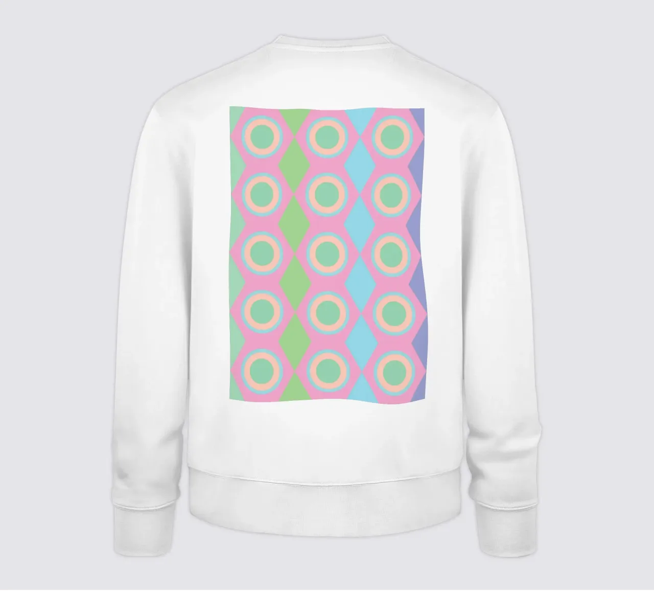 circle diamond webbing sweatshirt by boeboe