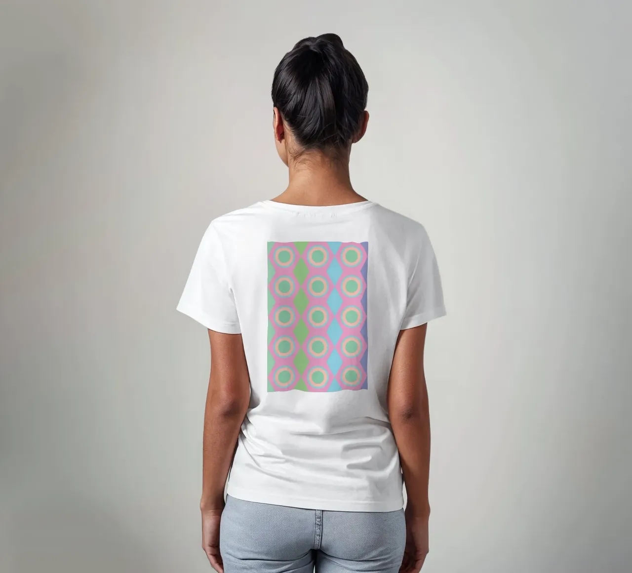 circle diamond webbing t-shirt da boeboe
