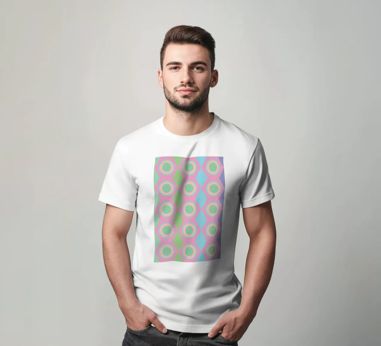 circle diamond webbing t-shirt da boeboe