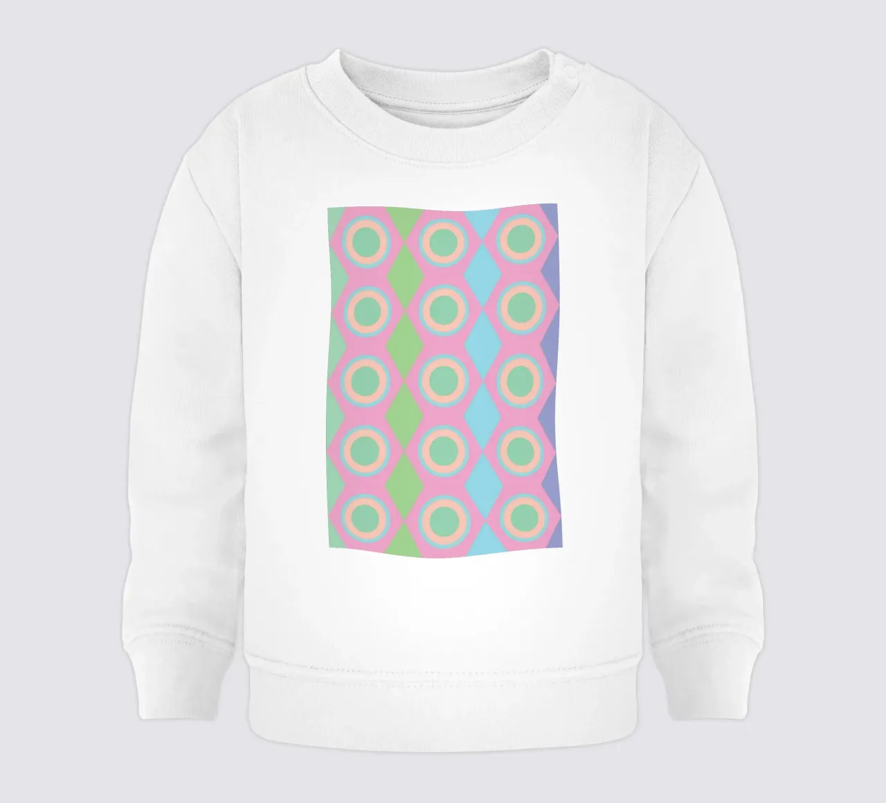 circle diamond webbing felpa neonato da boeboe