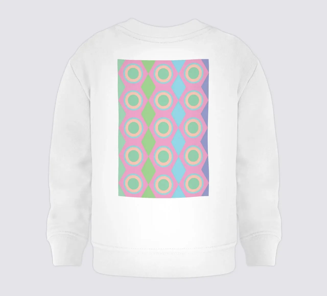 circle diamond webbing felpa neonato da boeboe