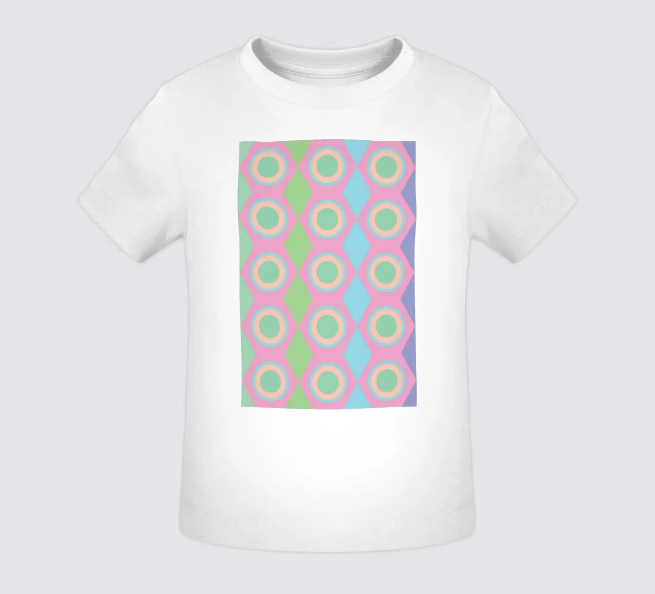 circle diamond webbing maglietta neonato da boeboe