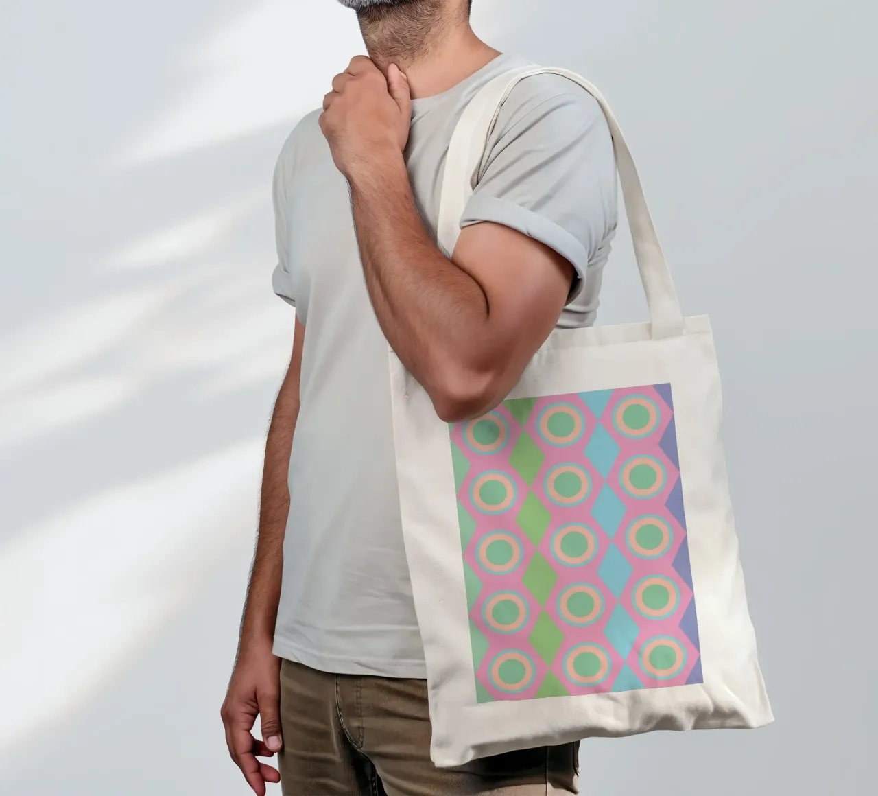 circle diamond webbing borsa in juta da boeboe