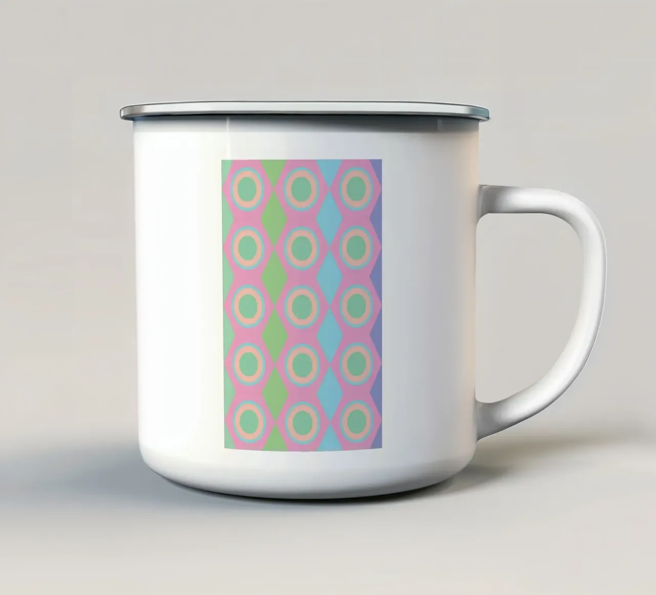 circle diamond webbing tazza in smalto da boeboe