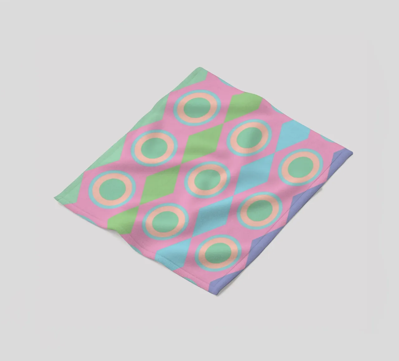 circle diamond webbing coperta in pile da boeboe