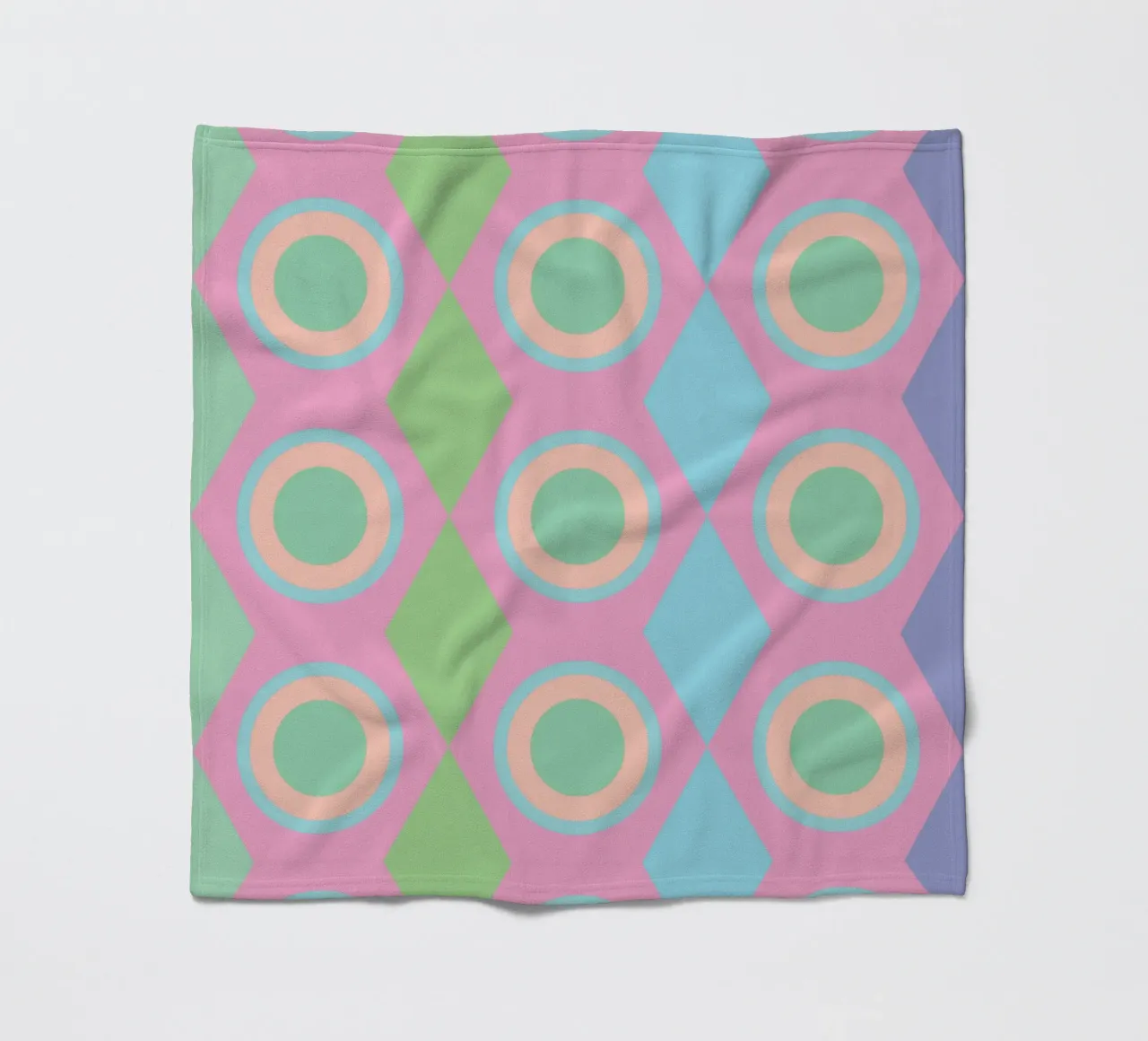 circle diamond webbing coperta in pile da boeboe