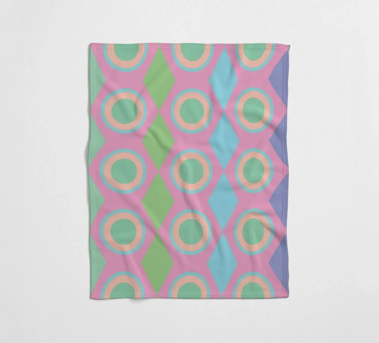 circle diamond webbing coperta in pile da boeboe