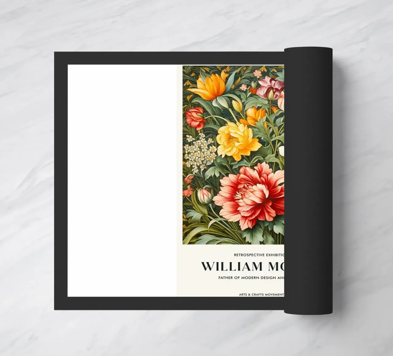 William Morris Rosa e foglie zerbino da KOOL STORE