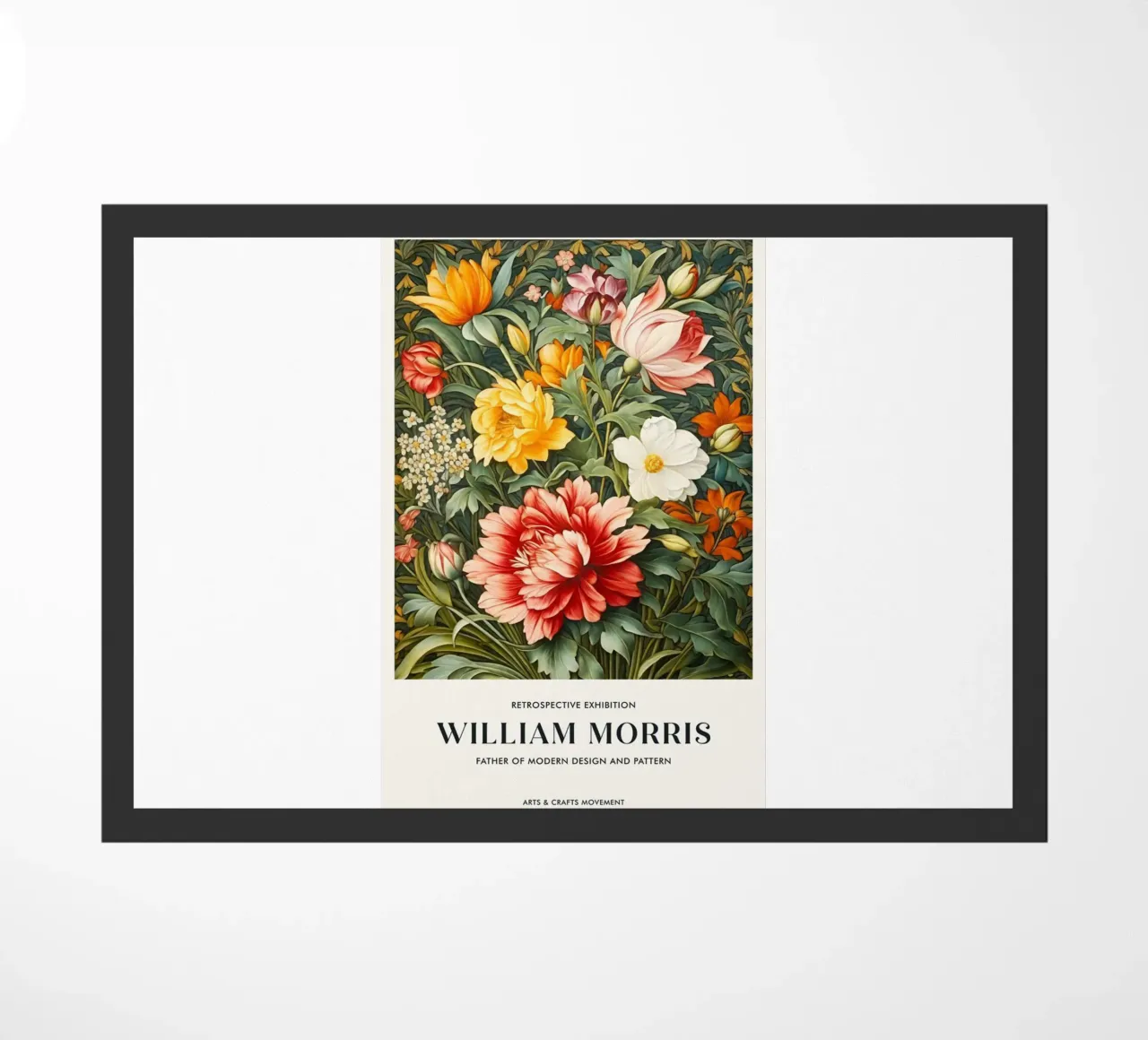 William Morris Rosa e foglie zerbino da KOOL STORE