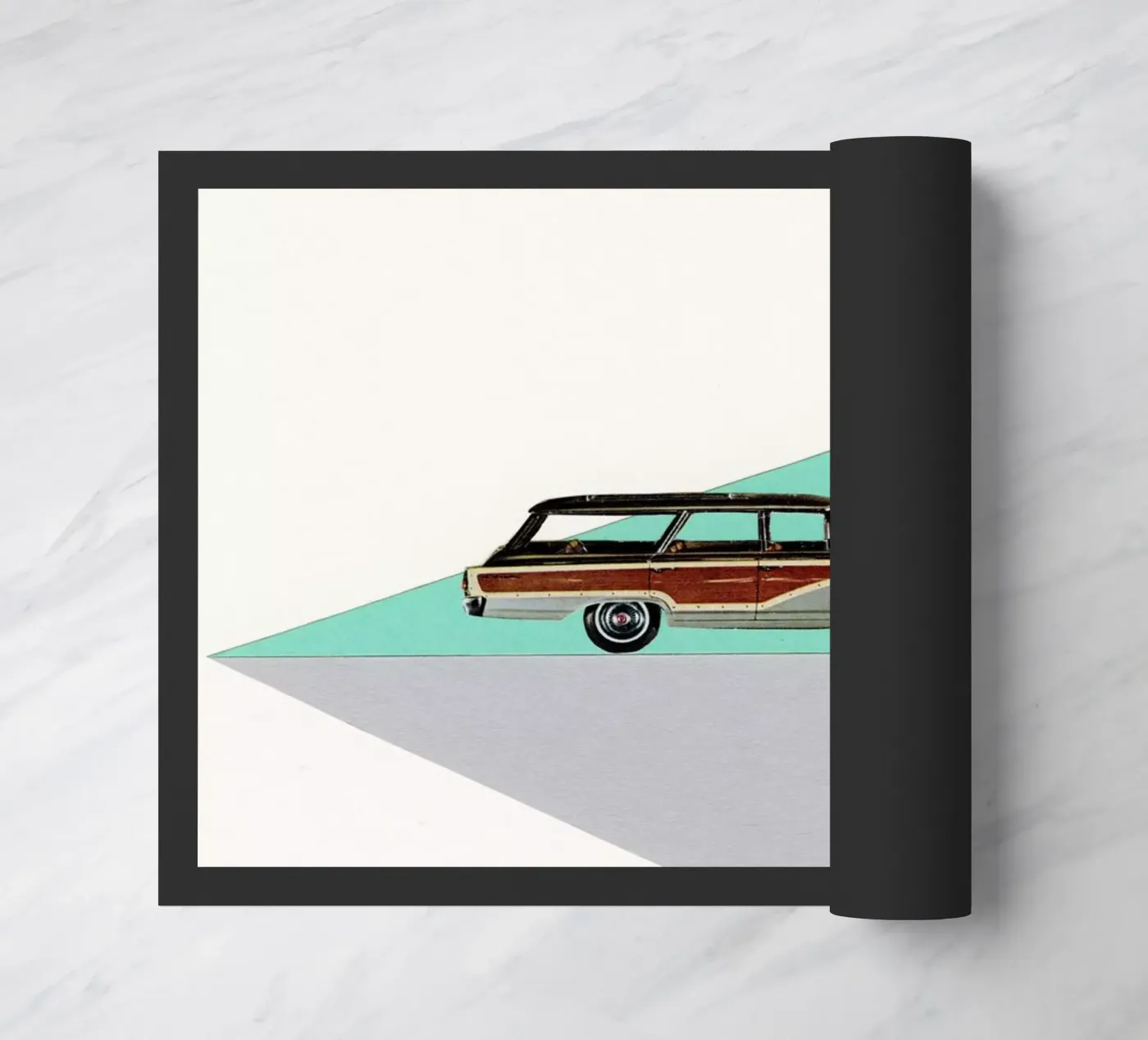 Drive doormat by Cassia Beck Collage