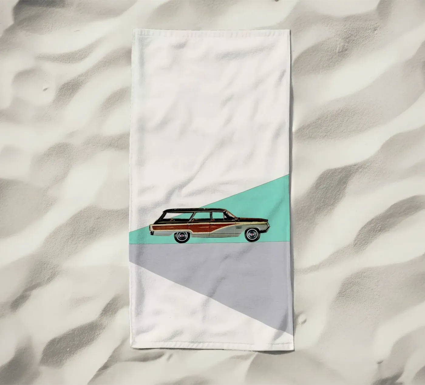 Drive strandhanddoek van Cassia Beck Collage