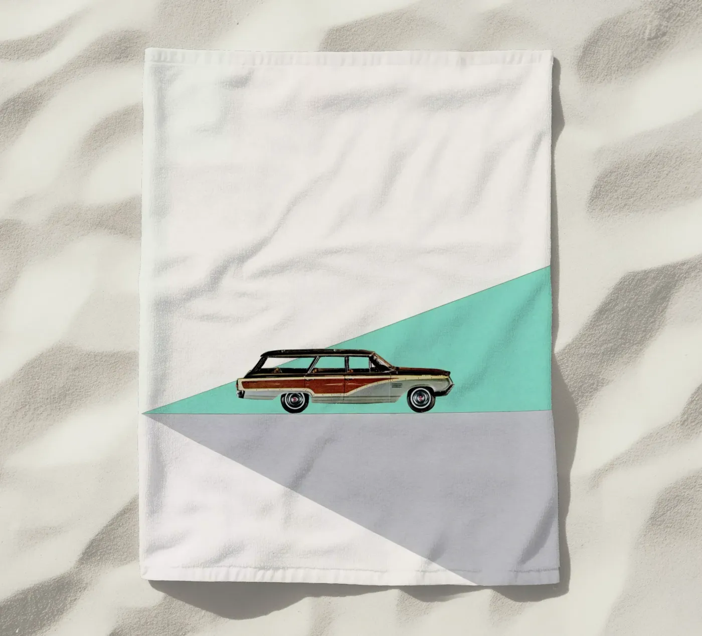 Drive strandhanddoek van Cassia Beck Collage