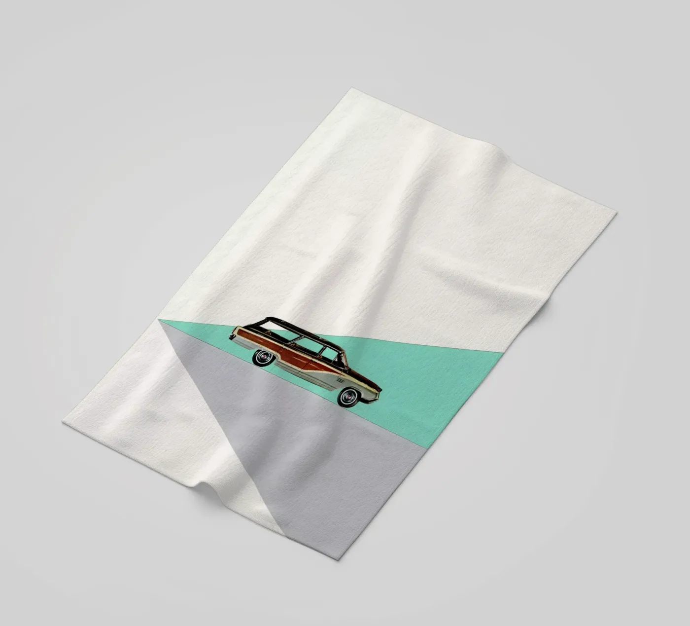 Drive strandhanddoek van Cassia Beck Collage