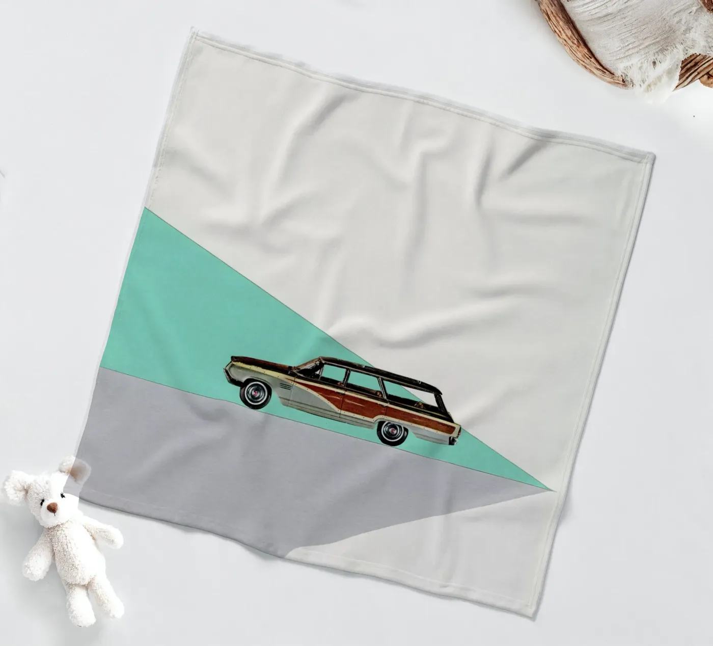 Antrieb Fleecedecke von Cassia Beck Collage