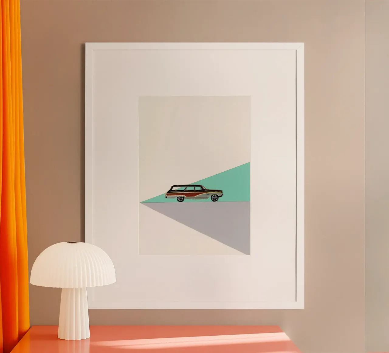Guida poster con telaio in alluminio da Cassia Beck Collage