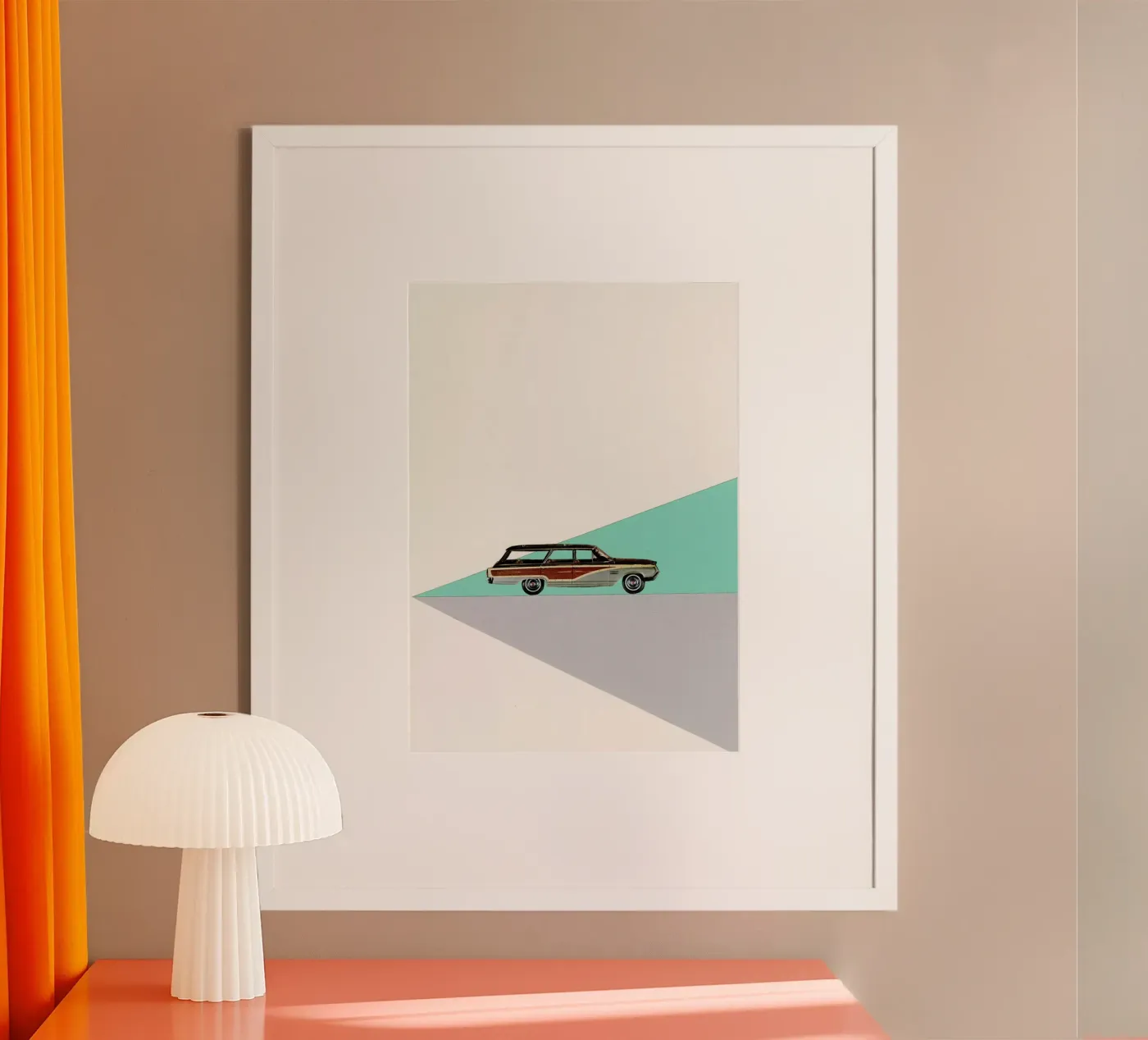 Drive poster by Cassia Beck Collage