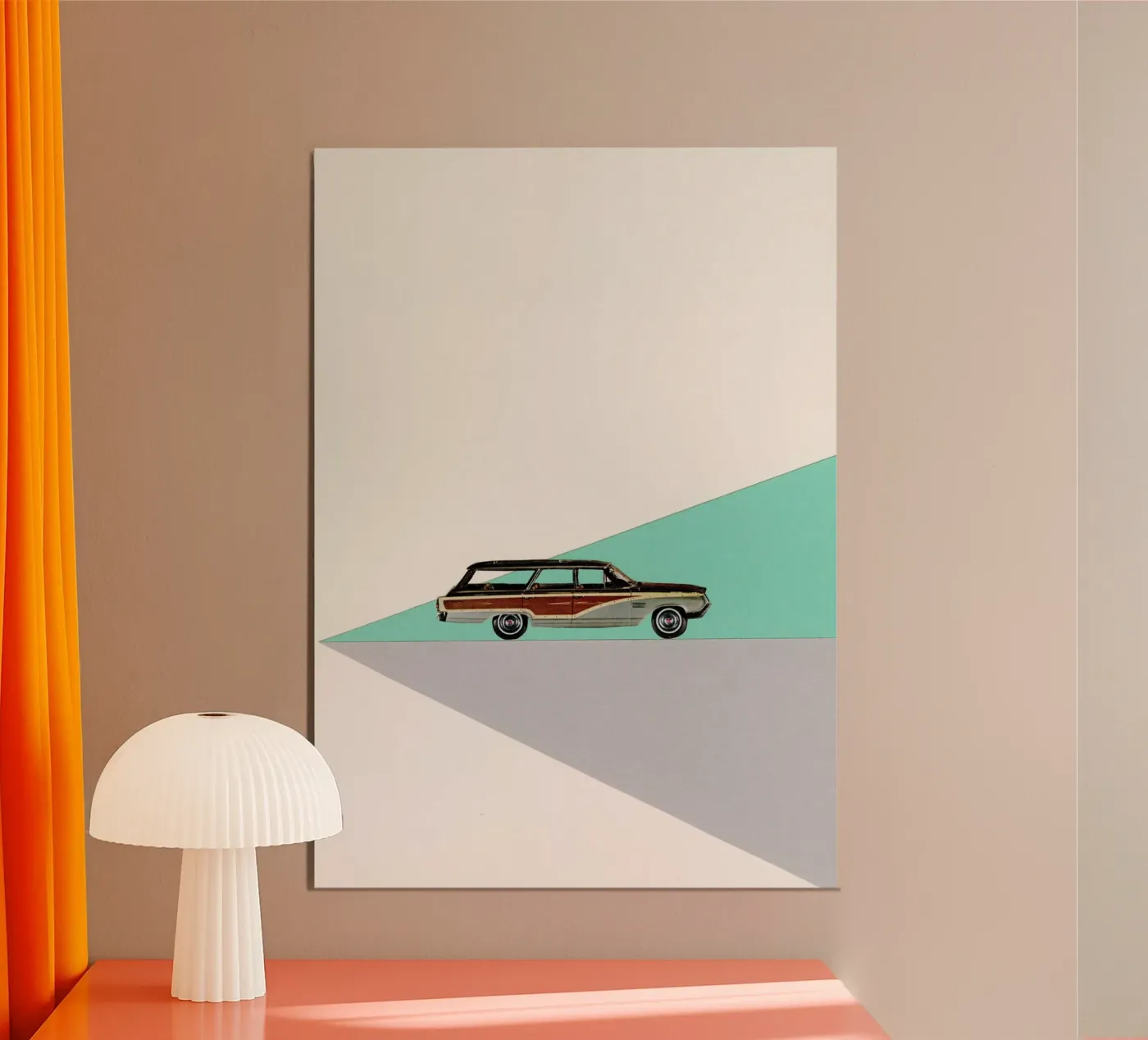 Drive poster by Cassia Beck Collage