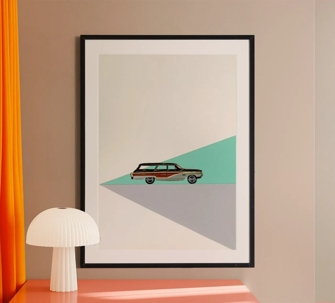 Drive poster by Cassia Beck Collage