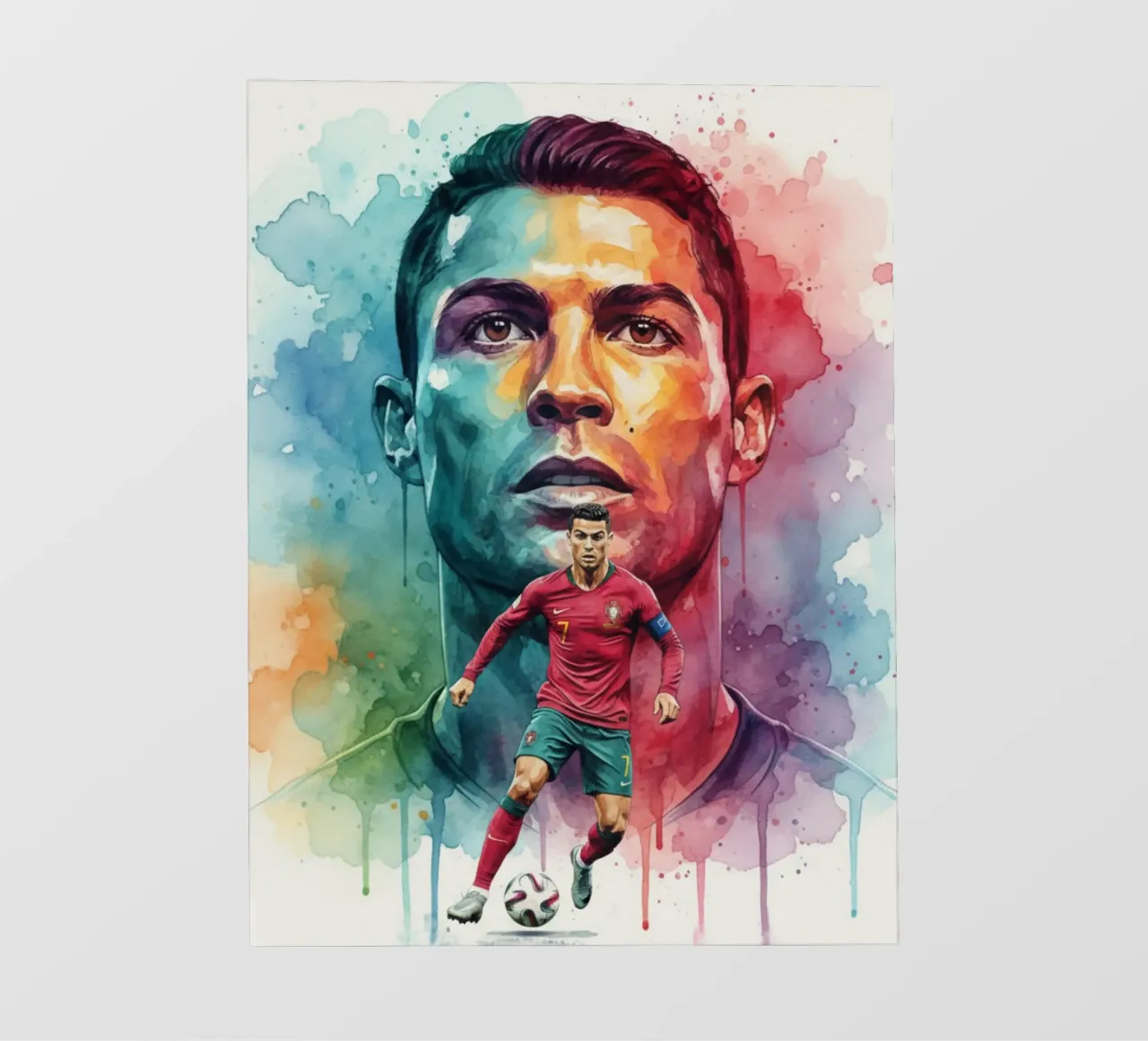 Cristiano Ronaldo CR7 pellicola backlit da Kalis