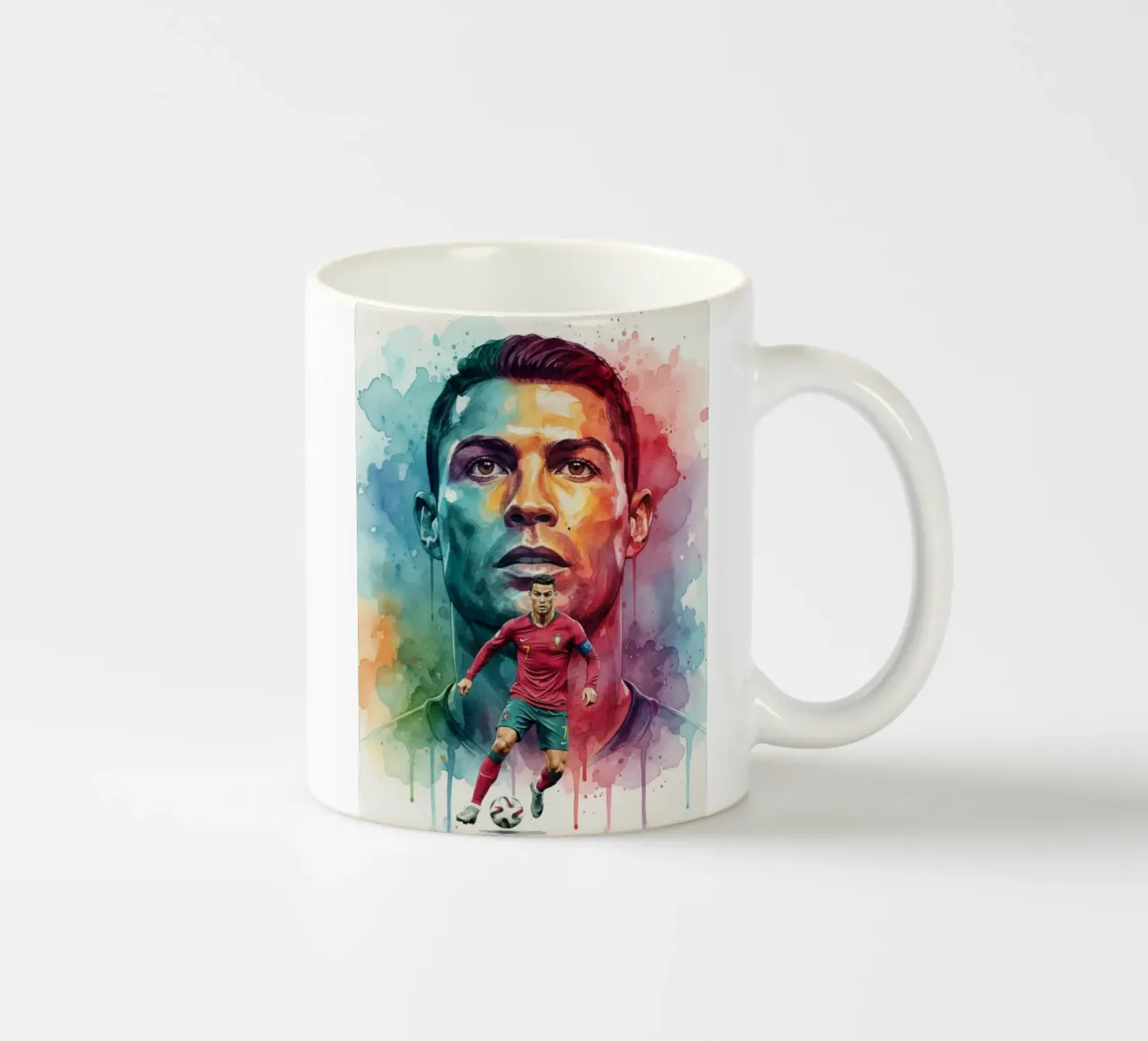Cristiano Ronaldo CR7 tazza in ceramica da Kalis