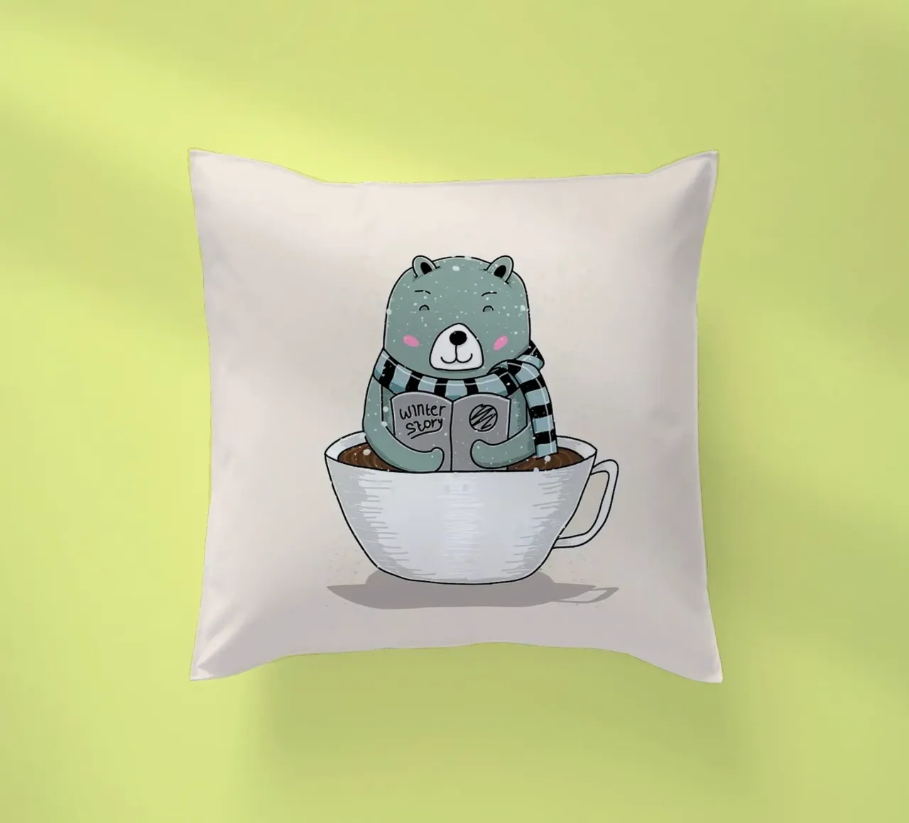 caffè orso cuscino da Tory