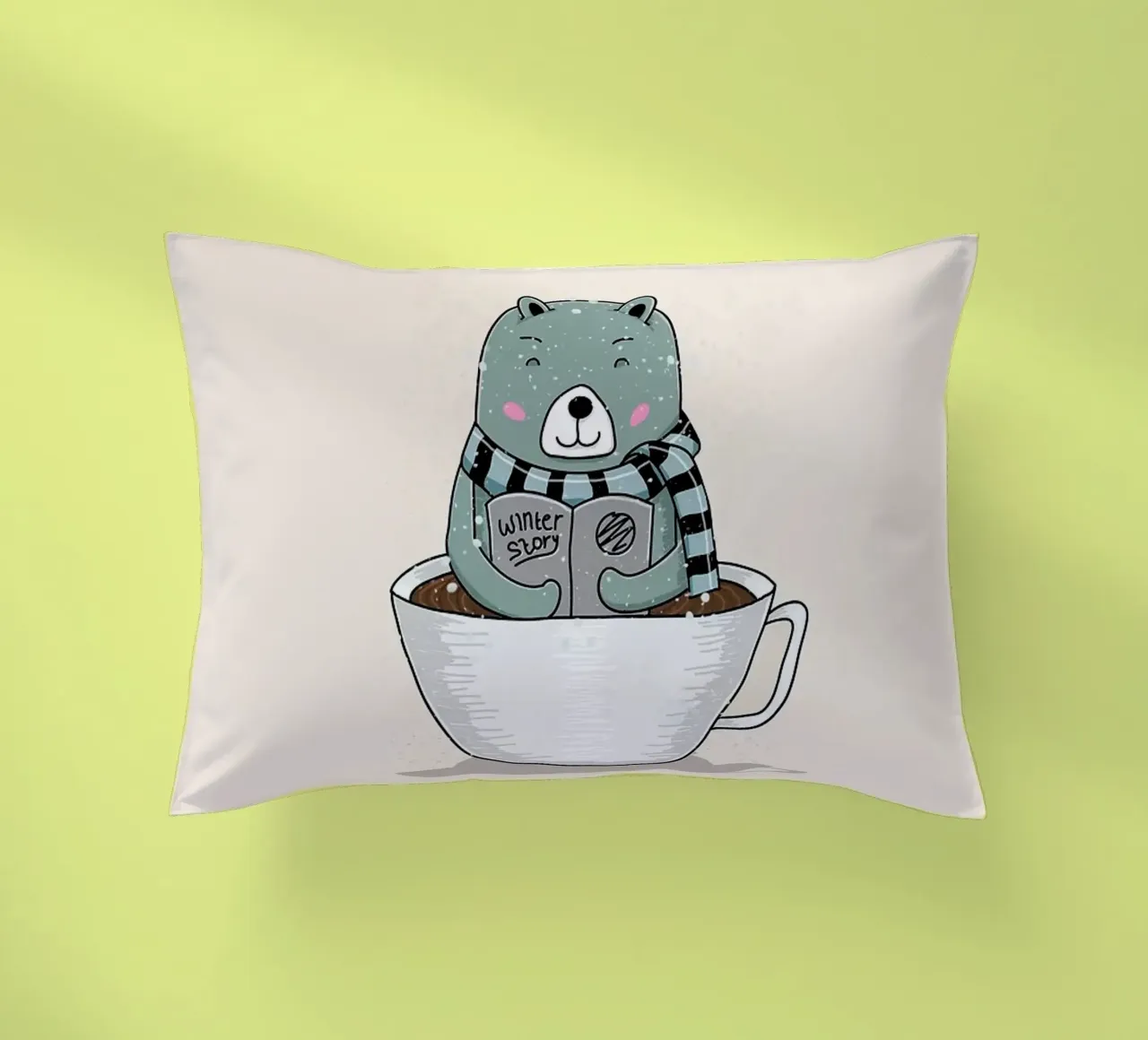 caffè orso cuscino da Tory