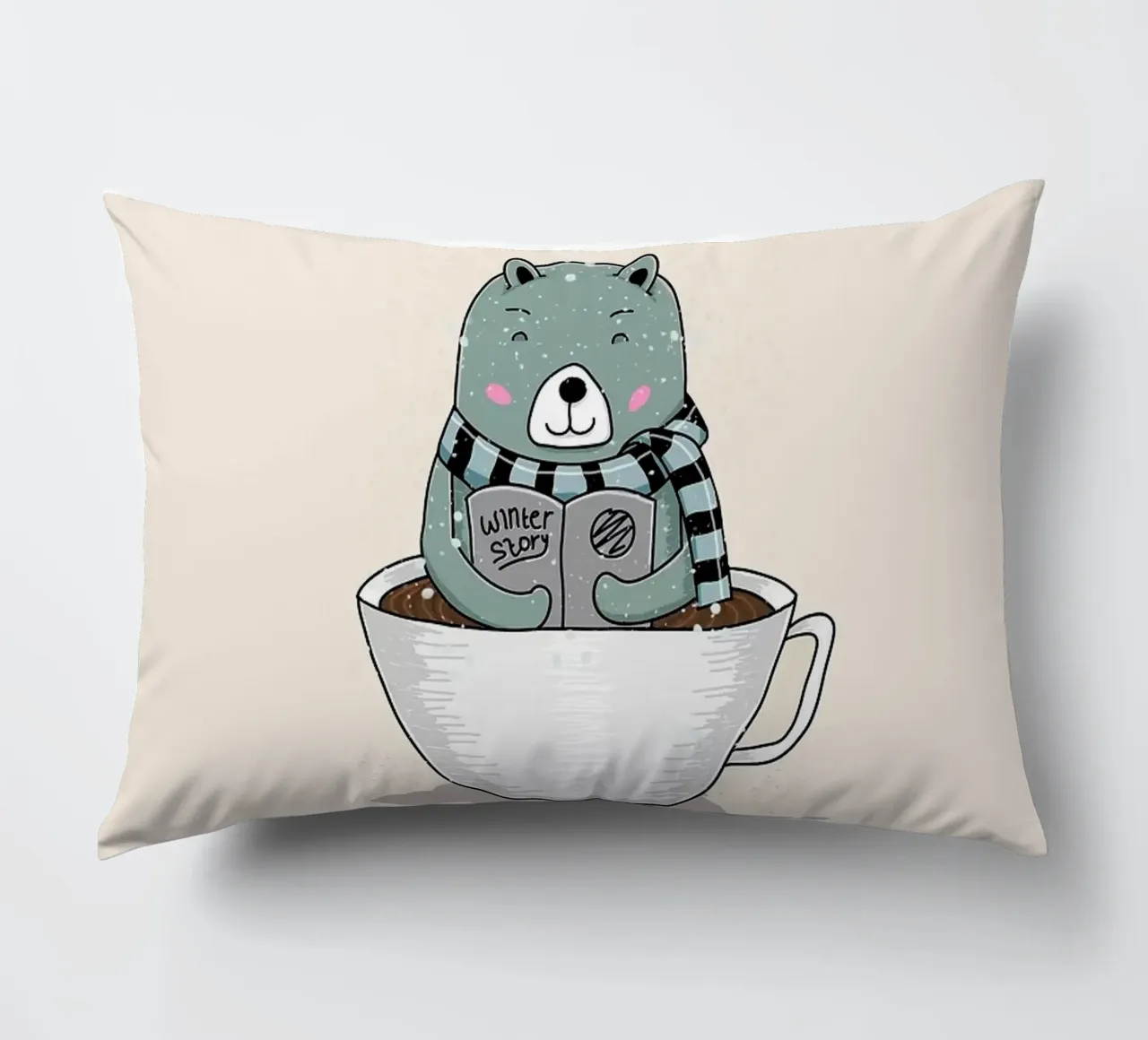 caffè orso cuscino da Tory