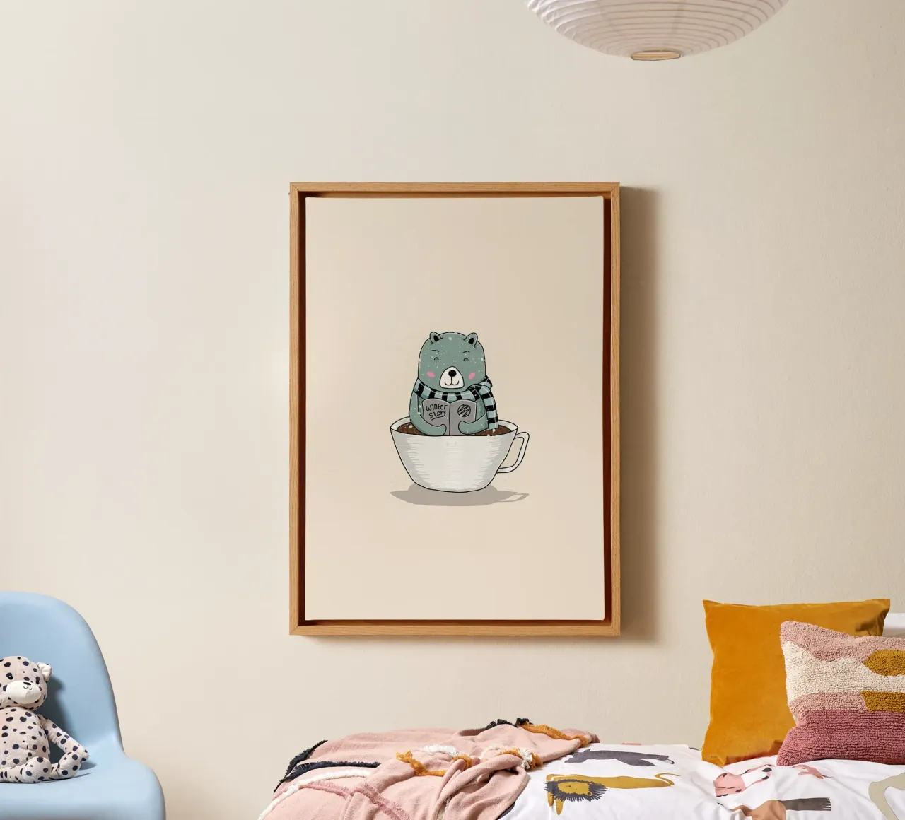 caffè orso tela da Tory