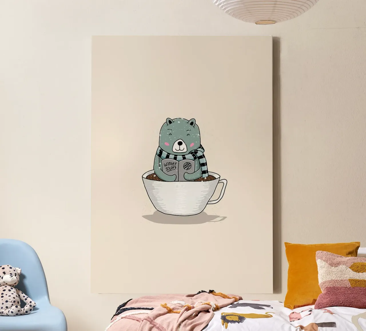 caffè orso tela da Tory
